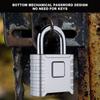 Zinc Zinc Alloy Password Code Locks 4-Digit Number Drawer Cabinet Lock Combination Padlock  School Gym Locker