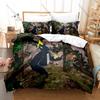 Gorilla Tag VR Parkour Game Funny Monke Gorilla Character HD Print Bedding Set Duvet Cover + 2 Pillowcases Polyester