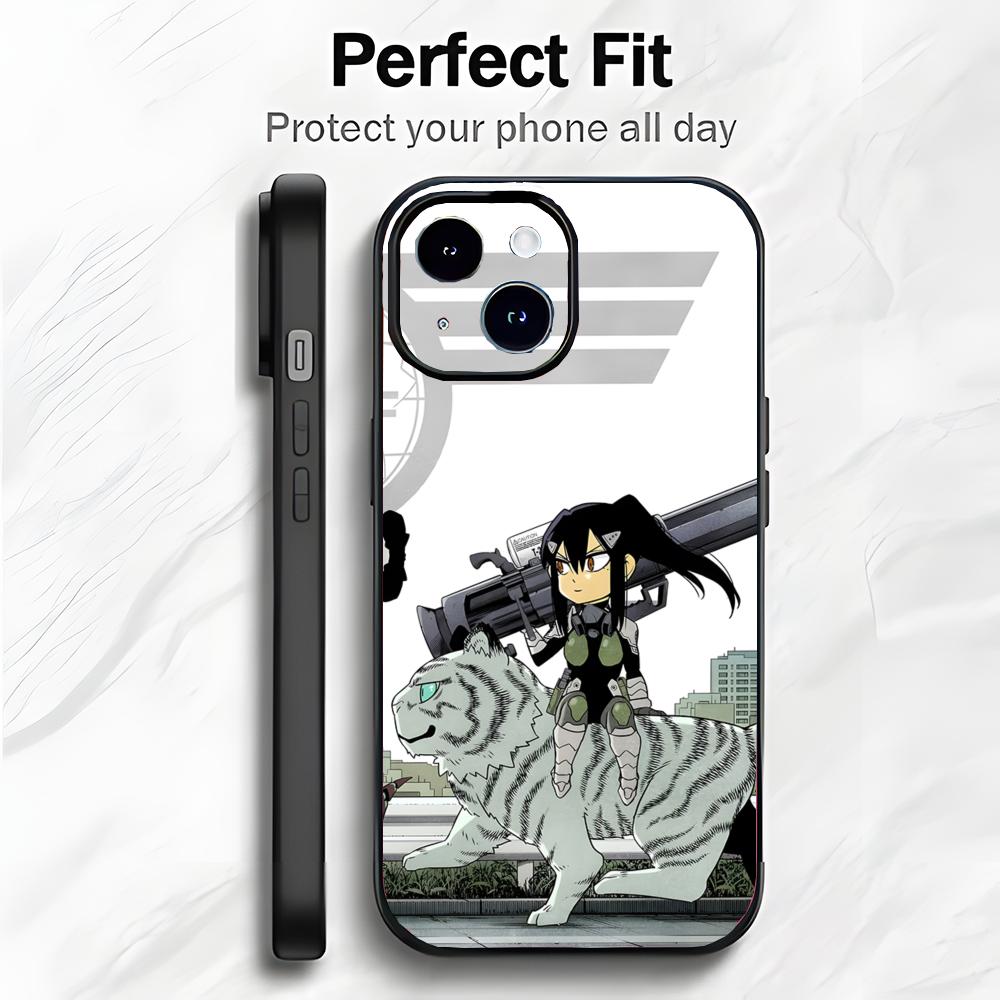 Cool Modern Anime K-Kaiju No.8 Phone Case Phone Case Soft Packaging Lightweight For iPhone17 16 15 14 13ProMax