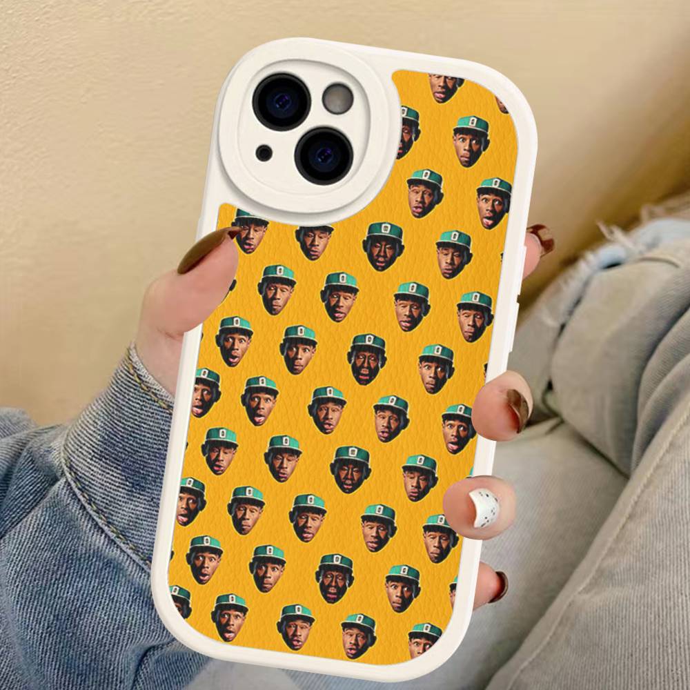 T-Tylers The Creator Rapper For IPhone 16 15 14 13 12 11 Pro Max Plus Leather Phone Cover