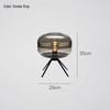 Minimalist Nordic Glass Table Lamp for Bedroom or Living Room Decor