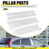 For CR-V 2007-2011 Honda 6PCS Posts Chrome Window Door Pillar Trim Panel Cover