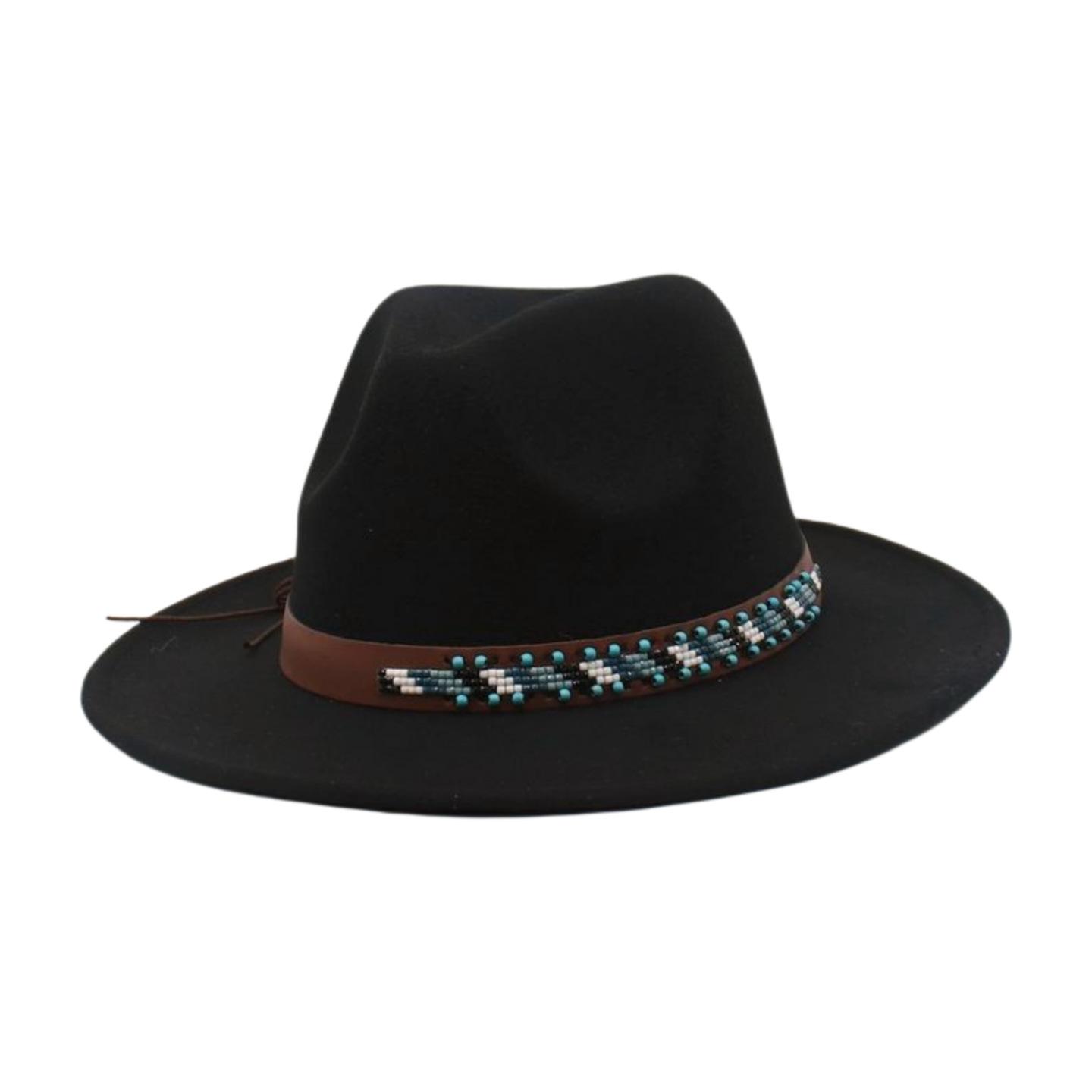 

Stage Performance Stage Top Hat Type High Top Warped Edge Cowboy Hat Simple Prop Hat one size fits all