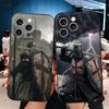 Crusades Knights Templar Soft Phone Case for iPhone 16 16E 17 Air 15 Pro Max 14 Plus 13 Mini 11 12 7 Black Cover Back Shell