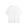 Li Ning Badfive Tactical Letter Print Casual Loose Round Neck T-Shirt Men Tops Off-White AHSU431-2