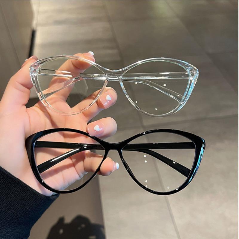 New Fashion Anti-blue Myopia Glasses Vintage Ultralight Minus Diopter Glasses Eyewear Women Trendy Cat Eye Frame Eyeglasses