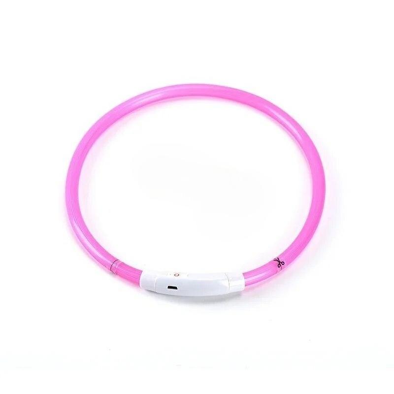 LED-Hundehalsband, leuchtendes USB-Hundehalsband für Katzen, 3 Modi, LED-Licht, leuchtendes Verlustpräventions-LED-Halsband für Hunde, Haustier-Hundezubehör