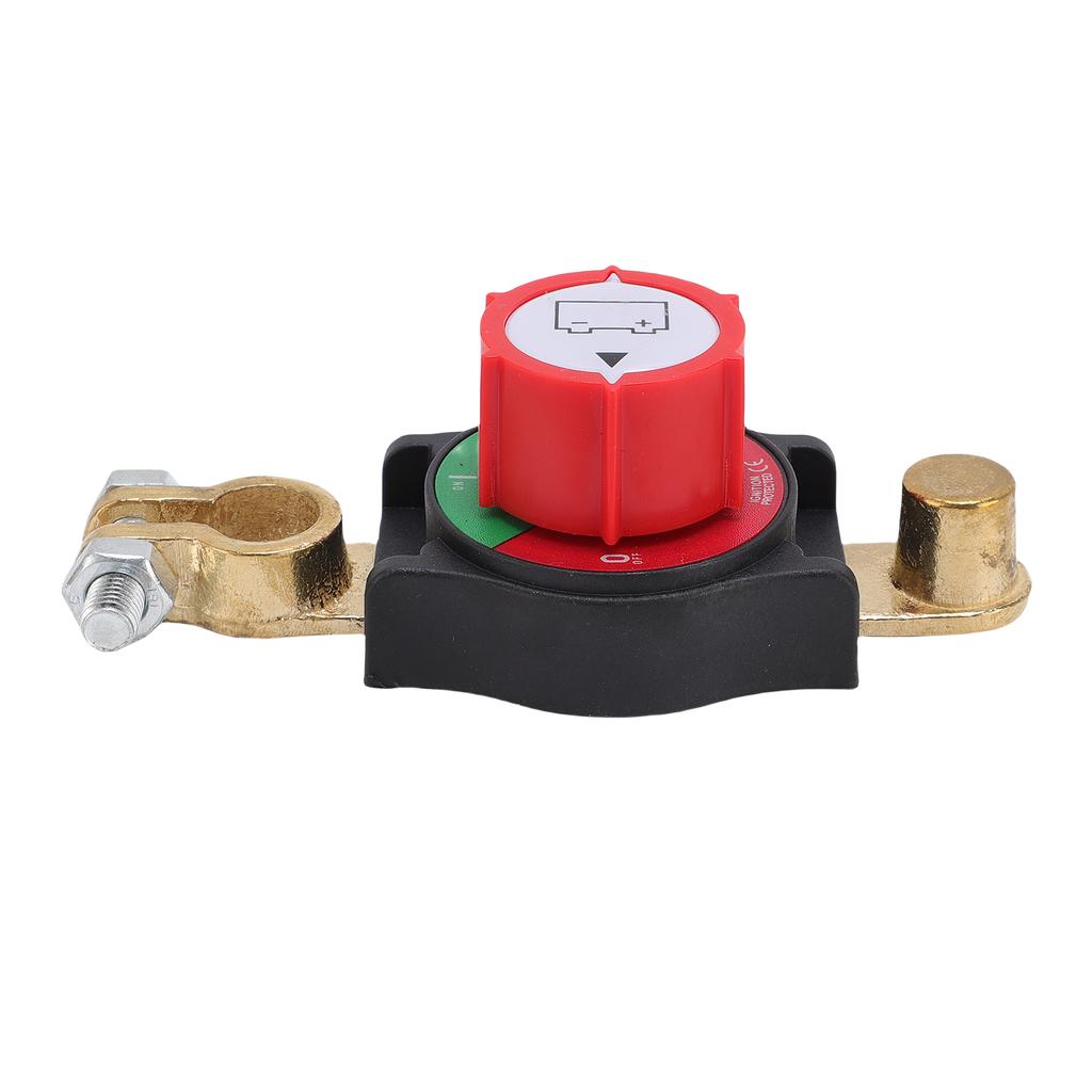 Top Post Battery Disconnect Switch Battery Shut Off Switch for RV Truck Car Yacht Rotatable Adjustment