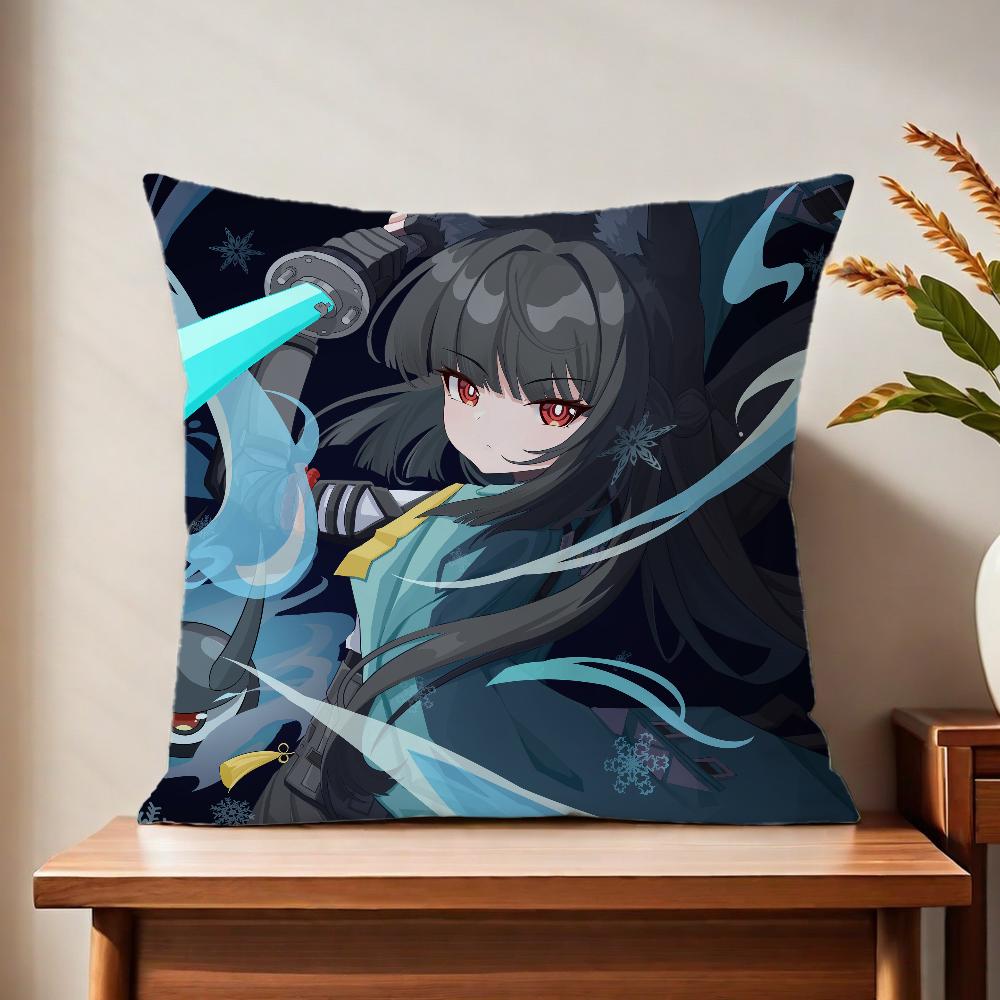 Game ZZZ Angels of Delusion cushion cover For Pillow Printing Sofa Decoration Home Car Room Coffee Shop Office Nordic Simplicity
