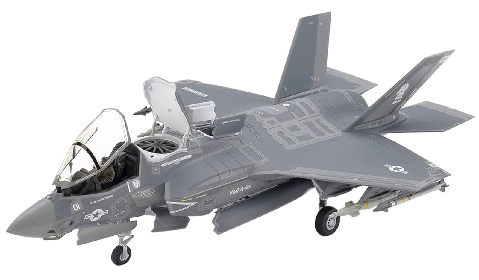 

Коллекция Warbird Tamiya 91 Корпус морской пехоты США Lockheed Martin Lightning II Пластиковый модельный набор 60791 1/72 Нет. F-35B серый
