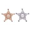 Rhinestones Star Brooch Pin for Sweater Five Pointed Star Lapel Pin Brooch Star Sweater Pin for Women Holiday Present