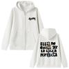 Singer Aitana Zipper Hoodie CUARTO AZUL Print Zip Up Jacket Coat Men Women Fashion Pop Music Hoodies Sweatshirt