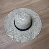 Panama Hat Hand-woven Panama Straw Hat British Shade Top Hat Women's Spring and Summer Beach Sunscreen Straw Hat