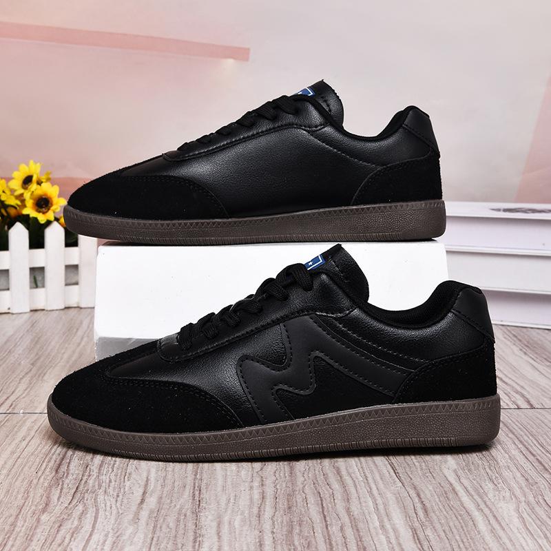

Women s shoes fashion casual large size retro breathable ultra-light wear-resistant non-slip sports outdoor couple shoes 44 чёрный