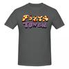Unisex Pizza Tower Game Logo T Shirt Vintage Plus Size Cotton Sleeve Tee Shirt