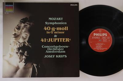 LP Record JOSEF KRIPS CONCERTGEBOUWORCHESTE  Mozart Symphonien  40 Gmoll In G  6527188 PHILIPS Holland Classical Used