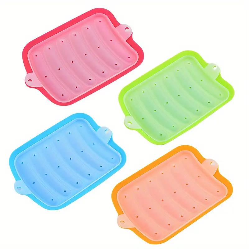 Silicone Sausage Maker - Food Grade, DIY Handmade Ham Baking Mold, Rectangular Shape with Individual Cavities for Perfect Meat Strips