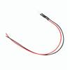 10 Stück 12V 5mm LED Leuchtdiode Verdrahtet Mehrfarbiges LED Lichtkabel 20cm 0.06W(Weiß)