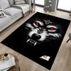 1pc Wolf Love Carpet, Office Rug Outdoor Mat Home Decor Area Carpet Festival