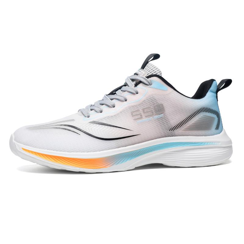 Breathable large-size competitive sports students, male and female couples, sports shoes, ultra-light and ultra-elastic running shoes, men's shoes