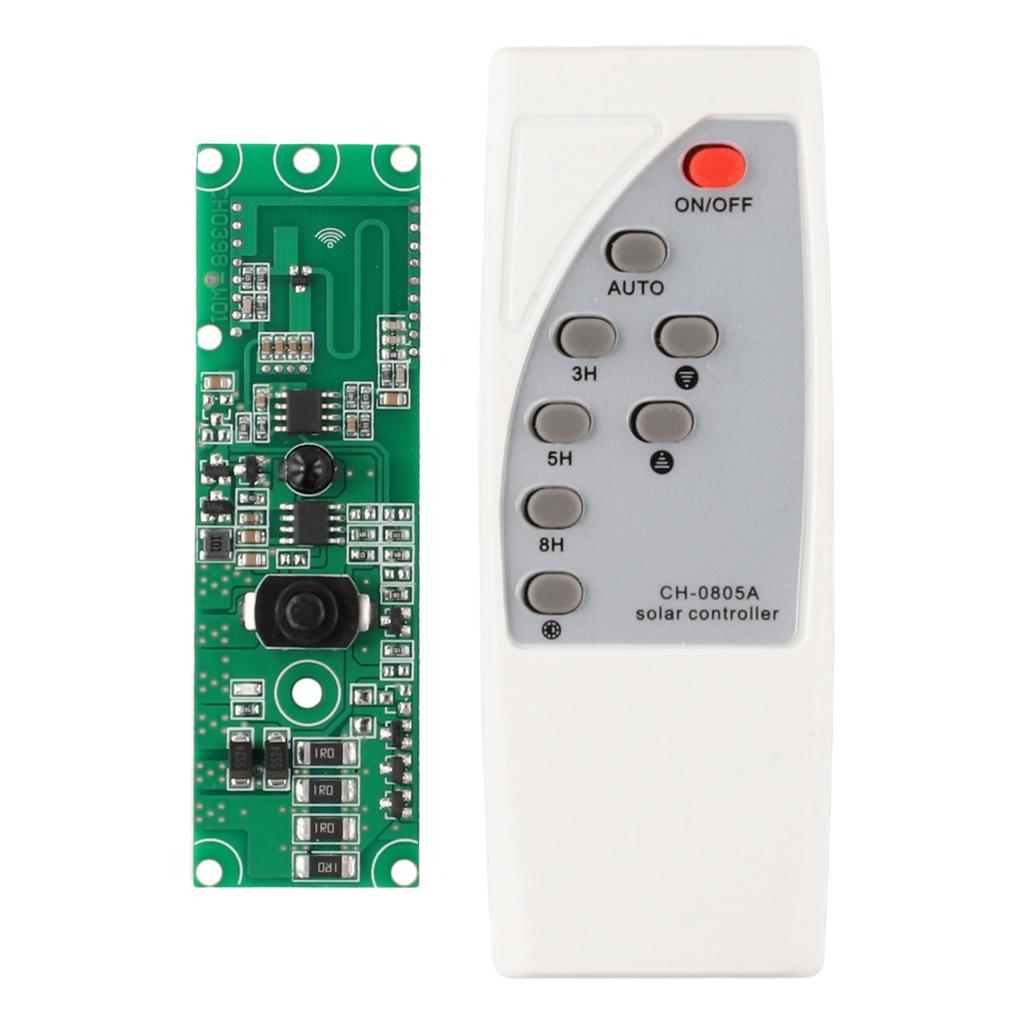 Solar Control Circuit Panel Remote Control Circuit Board Panel 10w LED 15s Sensing Time 3.2V 3.7V 5-10m Sensing Distence