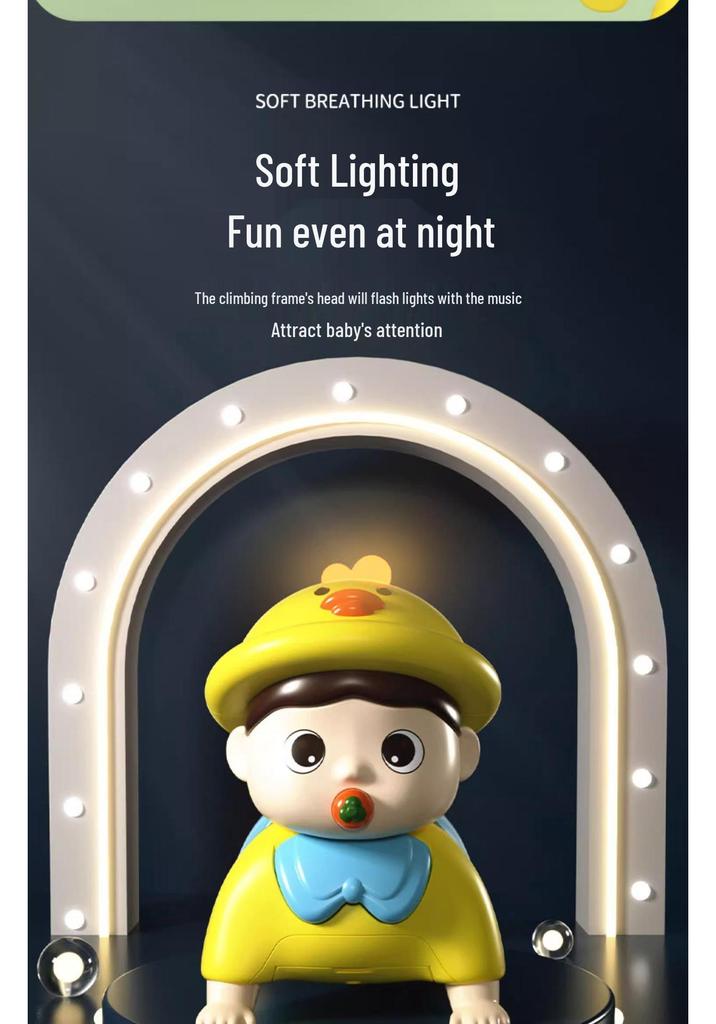 Electric Crawling Doll: Baby Educational Toy for Crawling, Head Lifting, and Speaking Practice (0-1 Year)