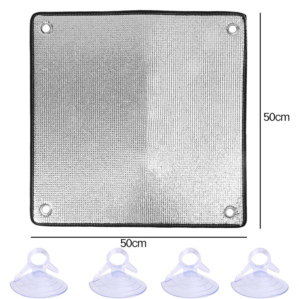 Double Layer Sun Protection Film Protection Silver Sunshade Film Indoor Comfort Versatile Use Antifreeze Properties