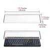 Geekria Keyboard Dust Cover, Clear Acrylic Keypad Cover for Keychron K4, RK Royal KLUDGE RK100, Nuphy Air96 V2, and LOFREE Flow Low-Profile