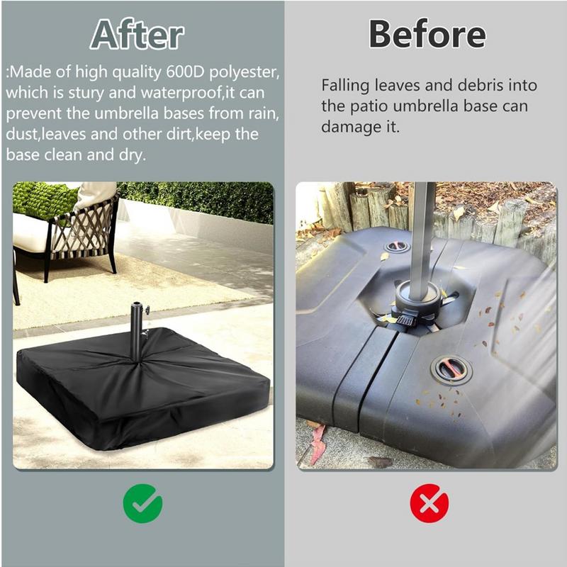 Umbrella Base Weight Bag 600D Oxford Heavy Duty Umbrella Stand Base Cover For Outdoor Garden Patio Umbrella Stand