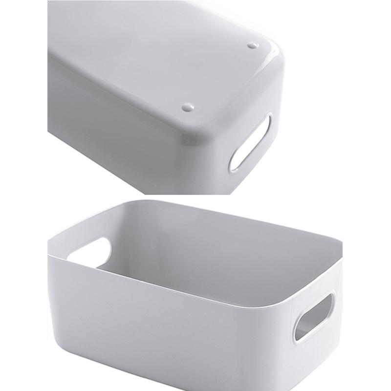 Storage Organizer Box Desktop Cosmetics Storage Sundries Organizer Storage Basket Plastic Snacks Home Kitchen Storage Box