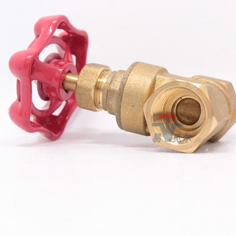Japan KITZ Brass Gate Valve PN16HRZ, Threaded for Water, Oil, Gas - Main Switch, In Stock