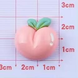 Artificial Resin Flat Back Fruit Design Fridge Magnet for Souvenir and Home Decor