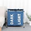 Shu Shi Fashion Portable Foldable Laundry Basket - Oxford Cloth, Compartmented Design