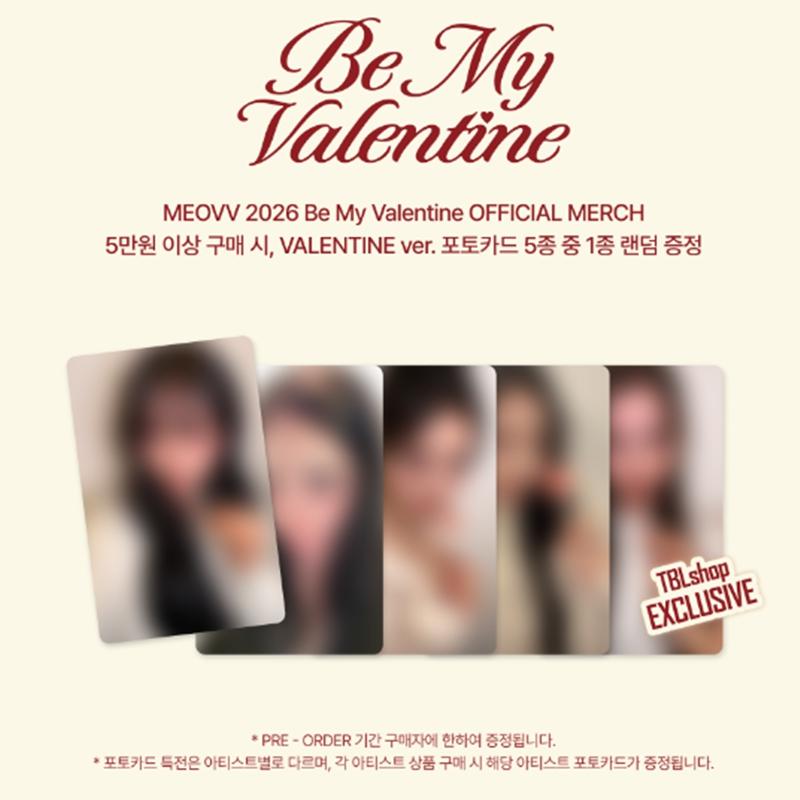 [Pre-order] MEOVV The Black Label [2026 Be My Valentine] MD
