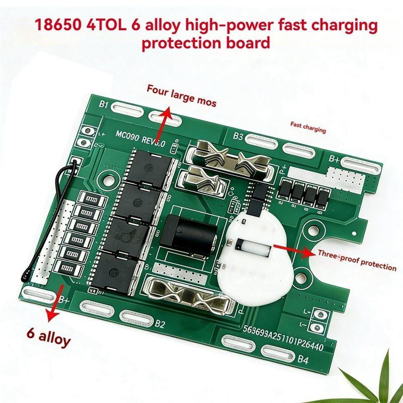 PPYY-For 18650 Battery Protection Board 21V 6A Fast Charging 180A- Battery Protection Board Designed For Power Too