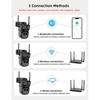 ICSEE 8MP 4K Dual Lens WIFI Surveillance Camera Smart Home PTZ 360 Wireless Outdoor HD Video Security IP Cameras CCTV Waterproof