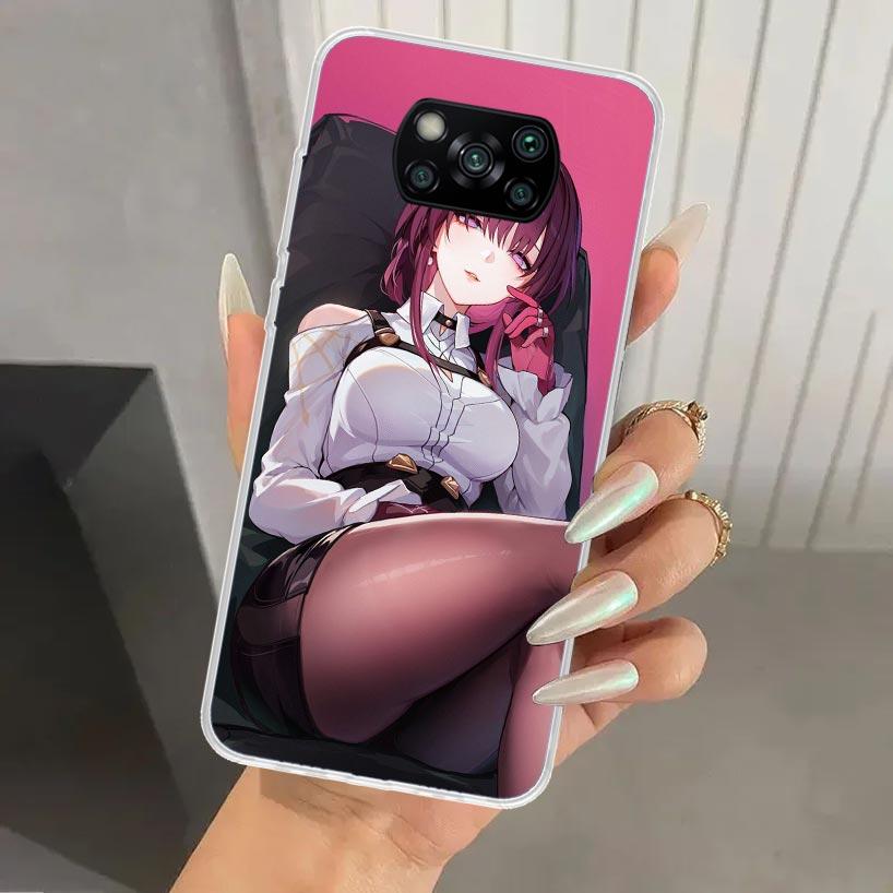 Honkai Star Rail Kafka Phone Case for Xiaomi Poco X7 X6 X5 X4 X3 Nfc F6 F5 F4 GT F3 F2 Pro F1 M5S M4 M3 5G Soft Funda Print Shel