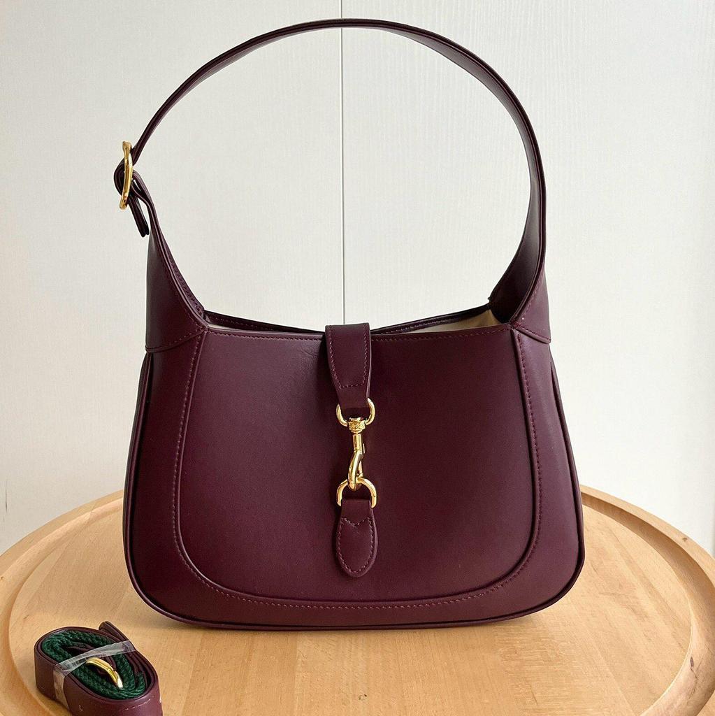 Ancora Jackie Damen-Schultertasche aus echtem Leder mit Hummerverschluss