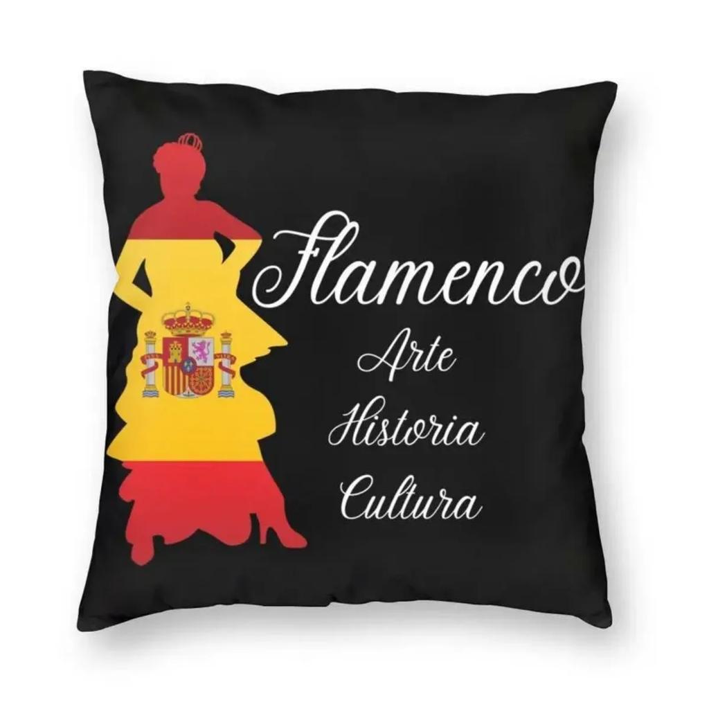 Flamenco Lola Flores Modern Throw Pillow Covers Living Room Decoration Spanish Dancer Pop Art Cushion Cover Pillowcase