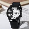 Genuine Stylish Men's Multi-Functional Waterproof Quartz Watch with Large Dial