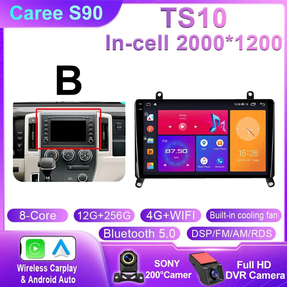 Android 14 For Toyota Hiace H300 VI GranAce I 2019 - 2022 Car Radio Multimedia Stereo Player GPS Audio Screen DSP QLED 4G WIFI