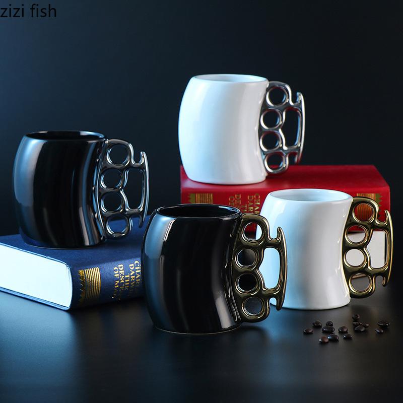 Creative Ring Ceramic Mug Irregular Water Cup Coffee Mug Oat Breakfast Cups Afternoon Tea Cup Milk Mug Milk Tea Cups Tea Mugs
