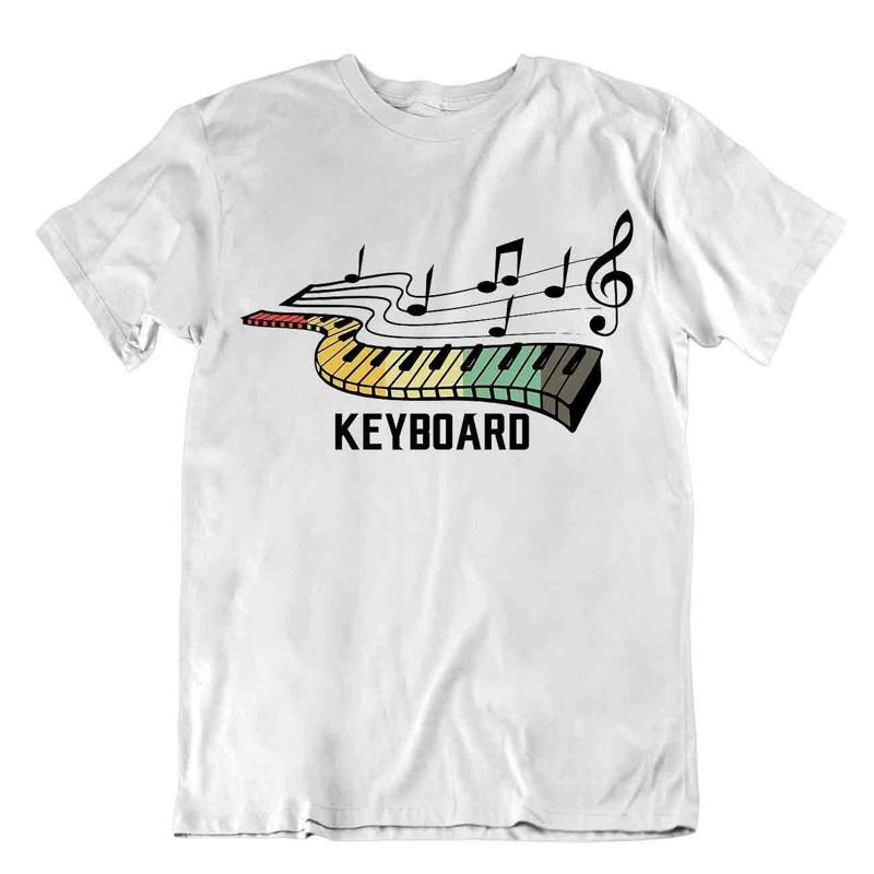 Musik Keyboard T-Shirt Kunst Gesangshirts Modern Klassisch T-Shirt Idee Geschenk