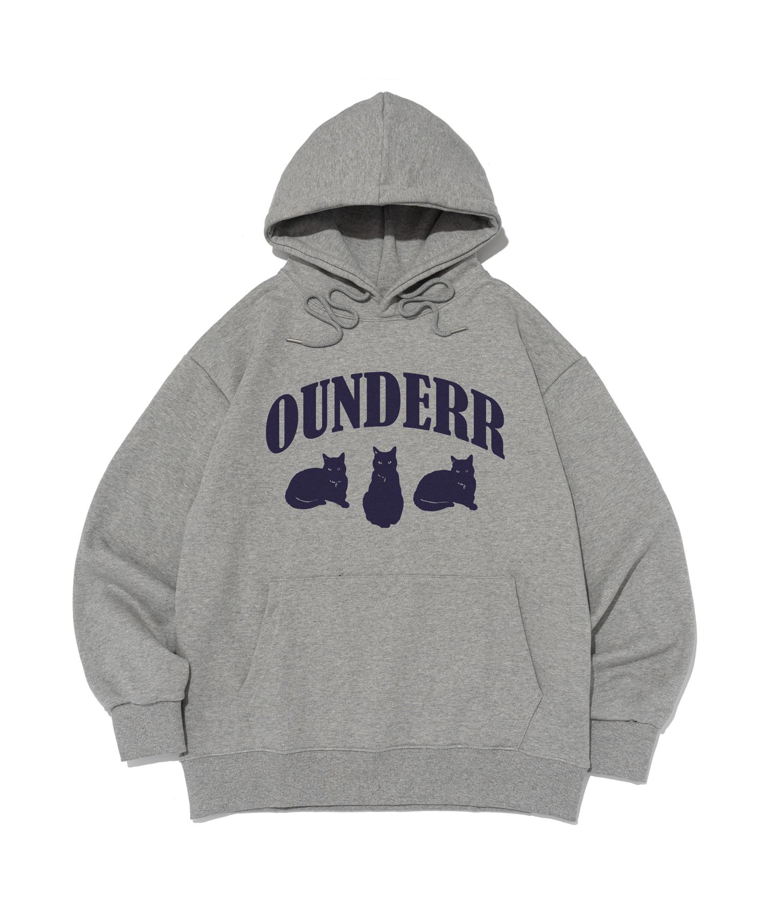Худи оверсайз O Under R Urban Cats (Меланж серый) Xl (Fleece-Lined)