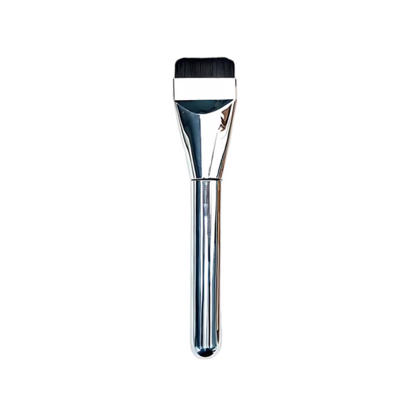 Seamless Soft Foundation Brush - Portable, Non-Absorbing, Professional Base Makeup Tool серебряный