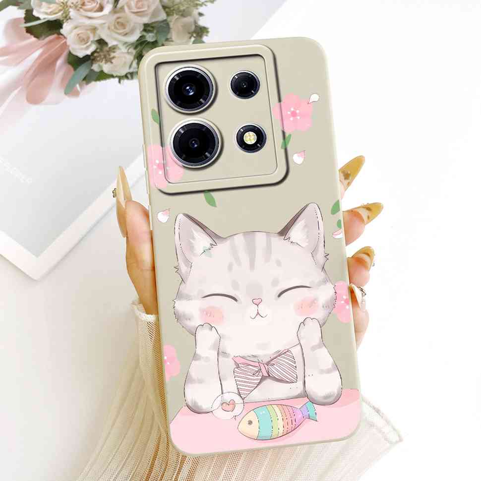 For Infinix Note 30 VIP 4G Case Sunflower Lucky Print Silicone Back Cover For Infinix Note30 VIP X6710 Bumper Phone Cases