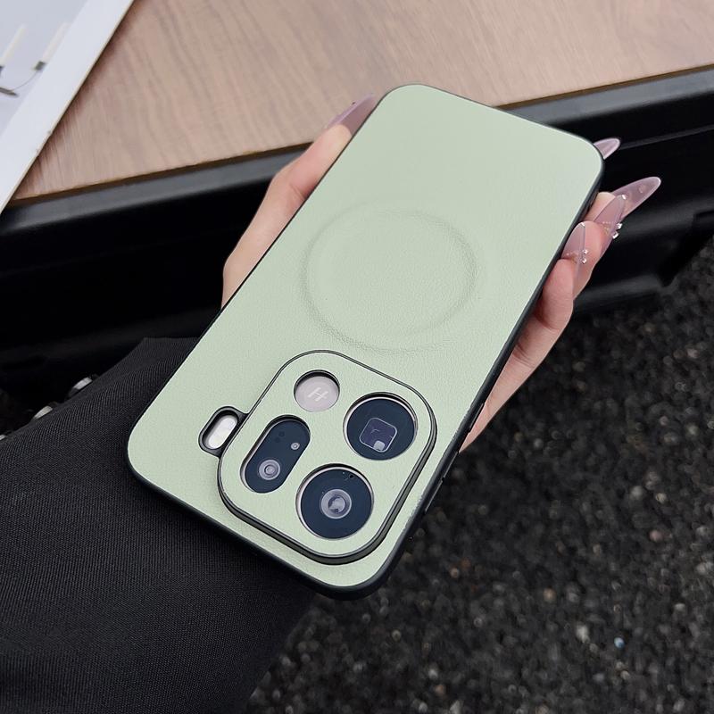 Für OPPO Find X9 Pro X9 Hülle Magnetisch PU Einfaches Leder + PC Anti-Rutsch Ultra Dünne Abdeckung für Oppo Find X 9