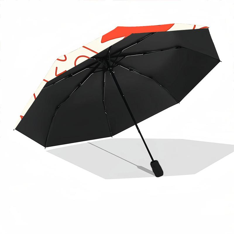 1pc Heart Characters Automatic Open/Close Umbrella Compact Folding Umbrella, All-Season Portable Umbrella for Women/Men F1124242