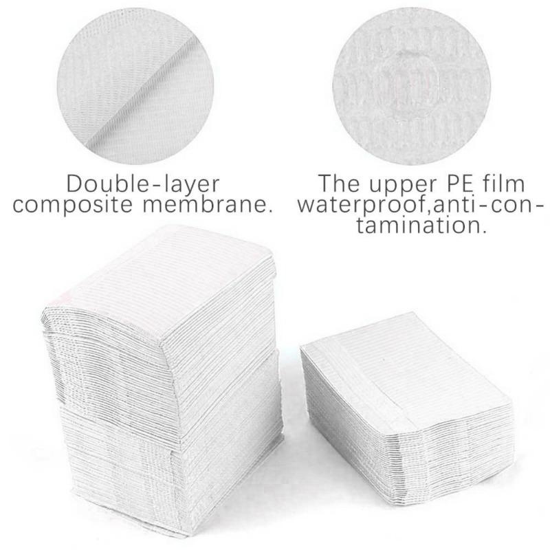 20/30/50 ST Vit Nagelkonst Bordsmatta Engångs Vikbar Rengöringsdyna Skönhet Nagelvård Vattentät Bordsduk Rengöringsverktyg