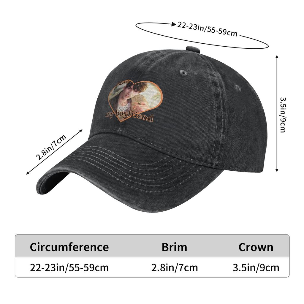 Casual Love and Deepspace Caleb Otome Game Baseball Caps for Men Women Distressed Washed Headwear Unstructured Soft Hats Cap